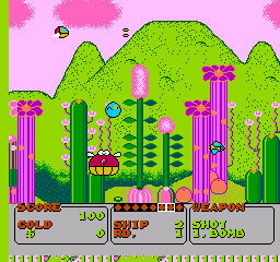 Fantasy Zone (Japan) In game screenshot